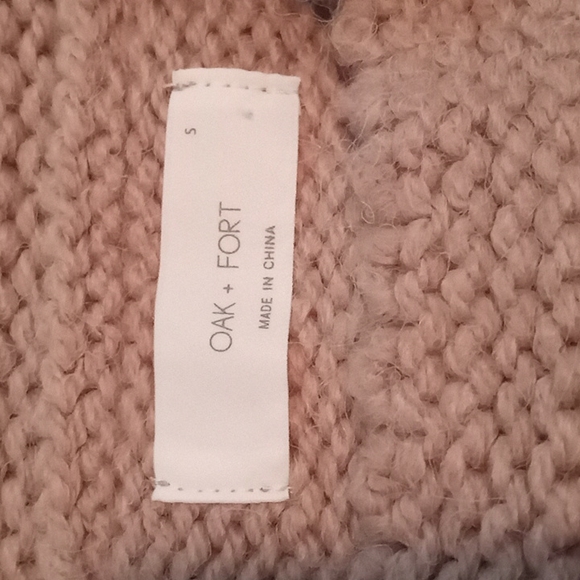 Oak + fort tan wide sleeve wool blend sweater - Picture 4 of 6